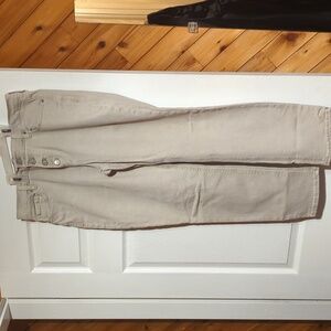 Old Navy beige "the boyfriend" jeans in size 10